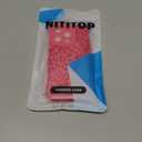 NITITOP Compatible with iPhone 15 Pro Case Cute Leopard - Rose Red