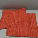 Kevin Textile Pack of 2 Valentines Decorative Outdoor Waterproof Pillow Covers Garden Cushion Sham Throw Pillowcase Shell for Patio Tent Couch 16x16 Inch Red