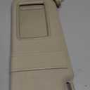 Beige Driver Left Side Sun Visor Replacement Compatible with 2004 2005 2006 2007 Toyota Highlander Replace 74320-48260-A0 74310-48220-A0