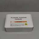 Homemory 12 Pack 3 Flameless Led Floating Candles, 200 Hour White Battery Operate Waterproof Tealights for Cylinder Vases, Centerpieces at Wedding Decor, Party, Pool : Home & Kitchen