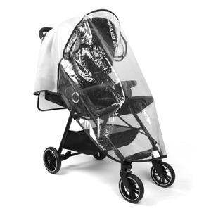 5 x Clear Stroller Rain Cover, Universal Stroller Cover Breathable, Foldable Travel Weather Shield, Waterproof Windproof Baby Stroller Accessories for Trip Use, Daily Walks