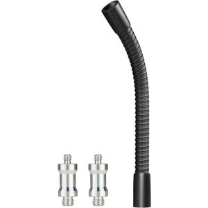 Heavy-Duty 13" Flexible Gooseneck Arm Extension Tube Bar Rod Kit Flex Mount with 1/4" & 3/8" Threads for Mobile Phones Cameras Mic Lighting and More Fits Most Stands Tripods Rigs Grips and Clamps