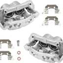 KUSATEC 19B2958 19B2959 Front Disc Brake Caliper w/Bracket Fit for Acura RDX 2007-2012; Honda Accord Crosstour 2010-2011/CR-V 2007-2016/Crosstour 2012-2015/Odyssey 2005-2010 Both Driver Passenger