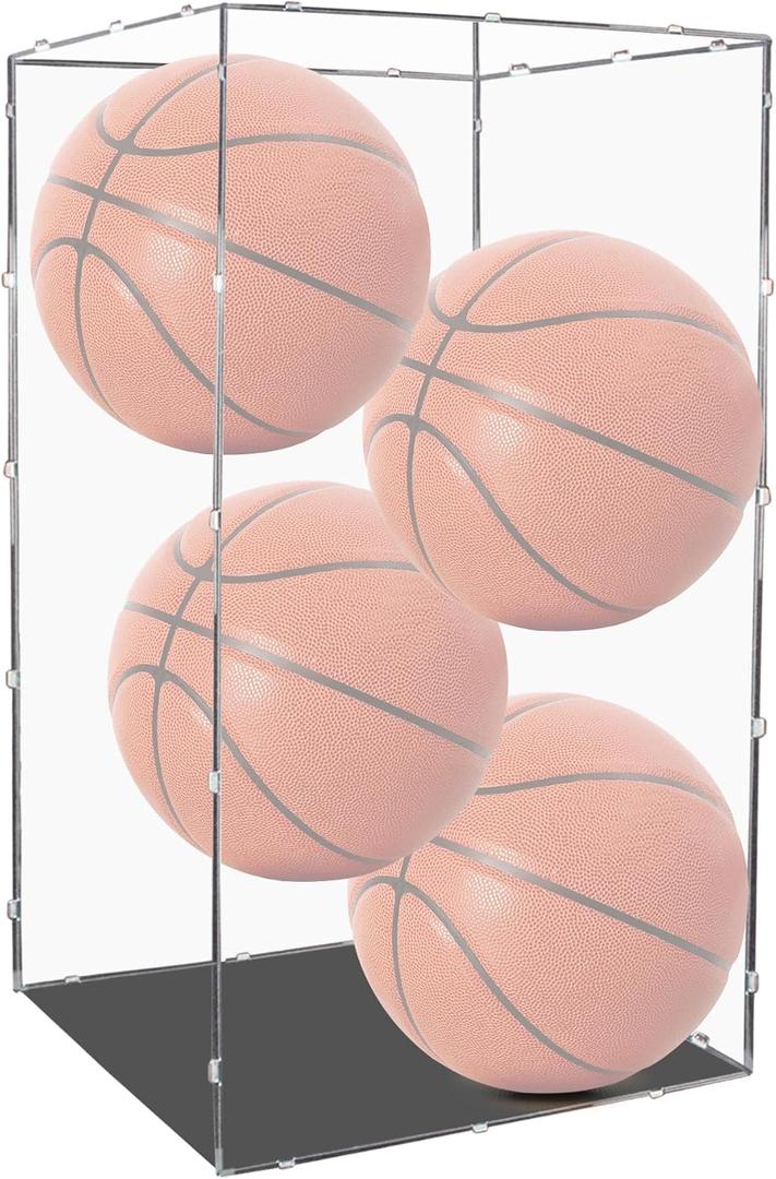 Evron Display Case for Collectibles Assemble Clear Acrylic Box Alternative Glass Case for Display Action Figures Home Storage & Organizing Toys (16x16x30 inch;41x41x76cm)