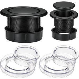 2 Pack Table Umbrella Hole Ring Plug Cap Set, Outdoor Parasol Table Hole Cover Insert for Patio, Yard, Garden, Camping, Pool