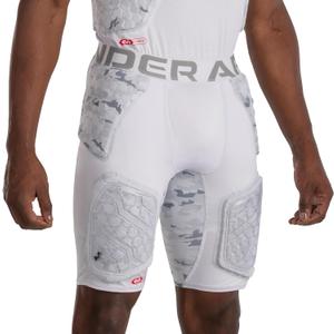 Under Armour Gameday Pro 5-Pad, Mens Football Girdle (Medium, White Camo)