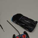 Remote Control Car for Boys Fast 1/18 Scale Rechargeable RC Vehicle Cars Toys Xmas Gifts for Kids High Speed with Headlights (Black Blue)