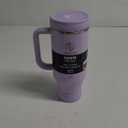 Takeya 40 oz Stainless Steel Tumbler with Lid and Two Straws, Premium Quality, Double Wall Insulated, With Handle, Keep Drinks Cold for Up to 24 Hours, Vivacity Purple