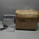 GE 2 Slice Stainless Steel Toaster, Extra Wide Slots for Toasting Bagels, Breads, Waffles & More, 7 Adjustable Shade Settings, Removable Crumb Tray, Countertop Kitchen Essentials, 850 Watts