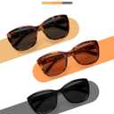 JOLISU 3 Pack Reading Sunglasses for Women/Men, Built-in Sun Reader W/outdoor UV400 Protection