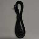 TV Power Cord Compatible with Samsung TV, Ancable 6-Feet 90 Degree Angled 2-Prong C7 Tv Cable Compatible with Samsung LG TCL Sony Appletv Insignia Sharp Toshiba Vizio (UL Listed 18 AWG-Non Polarized)