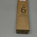 SHACOS 15 inch Round Braided Placemats Set of 6 Non Slip Heat Resistant Cotton Polyester Table Mats Washable Place Mats for Kitchen Dining Party Table Decor (Beige, 6)