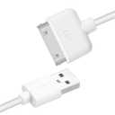 3 x iPhone 4s Cable USB Sync and Charging Cable for iPhone 4 4s 3G 3GS iPad 1 2 3 iPod Touch Nano 30 Pin Charger Cord Dock Adapter Data 3.3 Feet White