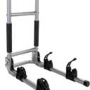Camco RV Ladder Mount Bike Rack - Easily Holds 2 Bikes & Folds for Convenient RV Storage - Max Weight Capacity of 60 lbs - Designed w/Heavy Duty Steel (51492)