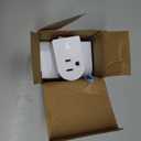 Cable Matters [ETL Listed] 3-Pack Grounded Outlet Switch with On Off, Plug Switch On Off, Single Outlet Adapter, White