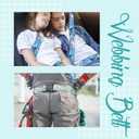 6 Rolls 1.5 inch Feather Nylon Webbing Belt Webbing Straps Purse Straps Backpack Straps Nylon Belt in Thermal Transfer Patterns for Seatbelt, Bags, Backpacks, Handles, Luggage, Slings