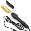 Hmirc Hair Straightening Brush for Women, Hot Brush Hair Straightener Anti Scald with Temperature Regulation, Brush Straightener for Salon Styling