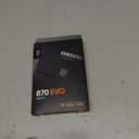 Samsung 870 EVO SATA III SSD 1TB 2.5 Internal Solid State Drive, Upgrade PC or Laptop Memory and Storage for IT Pros, Creators, Everyday Users, MZ-77E1T0B/AM
