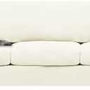 molasofa T Cushion Sofa Slipcovers with 3 Individual T Shape Seat Covers for Home Décor, 4 Pieces Stretchable, Washable, Non-Pilling, Non-Slip T Cushion Slipcover (Oversized Sofa,Ivory)