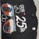 25th Wedding Anniversary Cruise Vacation Husband Wife Couple T-Shirt 2XL