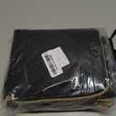 Geestock Weekender Bag with Shoe Compartment for Women, Expandable Overnight Duffle Bag, Carry On Personal Item Bag for Travel, Gym, Hospital, Included Storage Pouch & Adjustable Straps, Black