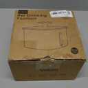 Veken Innovation Award Winner Stainless Steel Cat Water Fountain, 95oz/2.8L Automatic Pet Fountain with 3 Replacement Filters & 3 Pre-Filter Sponges & Silicone Mat for Cats, Dogs (Silver)