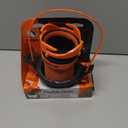 Camco Flexible 3-in-1 RV Sewer Hose Adapter & Drain Seal - Easily Connect Your Camper Sewer Hose to 3, 3 1/2, or 4 inch Inlets Even with Damaged Threads - Features RhinoExtreme Hose and Handle (39319)