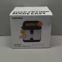 Chefman Fry Guy, The Most Compact & Convenient To Deep Fry Comfort Food, Restaurant-Style Basket With A 1.6-Quart Capacity, Easy-View Window & Adjustable Temp Control, Stainless - 1.5 Liter