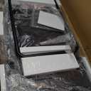 Walking Pad with Handle Bar, Compact Portable Walking Pad Treadmills for Home/Apartment with Handles,3.0HP Small Electric Treadmill for Small Space, 0.6-7.6MPH, 350LBS