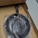 Sweetcrispy 8 Inch Non stick Small Frying Pan PFAS-Free Black Handle