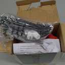 Leyndo 2.6 ft Christmas Inflatable Hippo Christmas Inflatables Outdoor Decorations with Build-in LEDs Inflatable Outdoor Holiday Yard Decorations for Xmas Party Indoor Outdoor Lawn Garden Decor