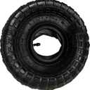 Potreba Tire & Inner Tube Set 4.10/3.50-4 (Fits 3.00-4) 10" Pneumatic Wheel Kit for Wheelbarrow, Hand Trolley, 4" Rim