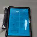 Case for iPad (A16) 11th Generation 11 Inch (2025), Ubearkk for iPad 10th Generation 10.9 inch 2022 case with Screen Protector, 360 Degree Rotating Stand/Adjustable Shoulder Strap/Pencil Holder, Black