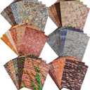 60 Sheets Self-Adhesive Dollhouse Wallpaper Flooring Aesthetic Stickers for Dollhouse Accessories Scrapbooking Journaling Junk Journal Cottagecore