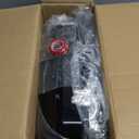 Hoolcar Tail Light Cover Rear Lamp Guard Protector Trim Frame Bezel Exterior Accessories Compatible with 2021-2023 Ford Bronco, Smoked Black (Fit for Halogen Lamps Car)