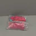 LovelyWholesale Women 2 Piece Outfits Color Block T Shirt with Shorts Set Summer Tracksuit (X-Large, Pink)