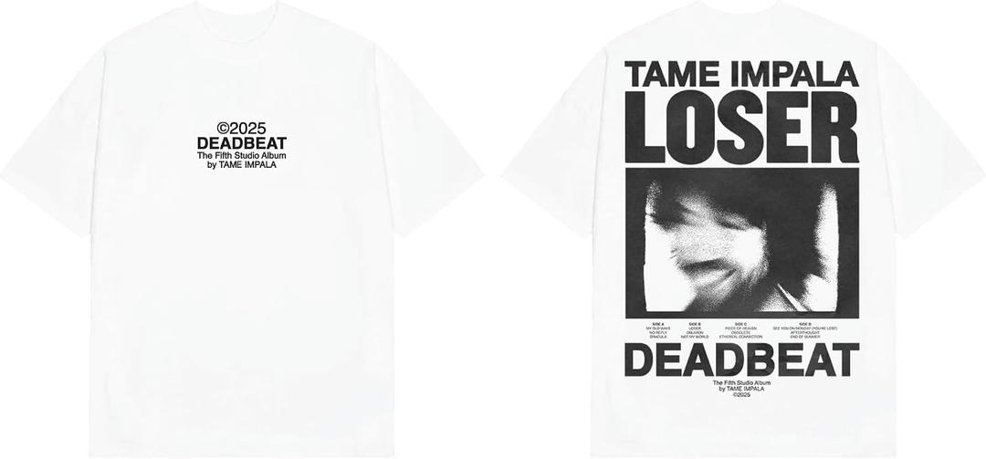Unisex Adult Official Merch Loser T-Shirt, White (White, L)