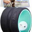 Chirp Wheel Foam Roller – Targeted Back & Neck Relief, Lumbar Spine Stretcher, Spinal Decompression Back Stretcher, Massage Roller with Density Foam for Physical Therapy, Supports 500lbs, 6-Inch Mint