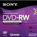Sony 3DMW30R2HC 3Pack 8cm DVDRW with Hangtab