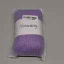 Henwarry 27 or 34 Inch Length Leg Warmers Knit Over the Knee Extra Long Winter Soft Thick Thigh High Footless Socks for Women (27 Inch, A05-Purple)