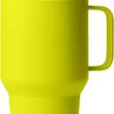 YETI Rambler Tumbler with Handle and Straw Lid, Travel Mug Water Tumbler, Vacuum Insulated Cup with Handle, Stainless Steel, Firefly Yellow And Red, 2PCS, 35oz