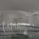 POLYTE 430 GSM Microfiber Oversize Quick Dry Lint Free Bath Towel, 60 x 30 in, 4 Pack (Waffle Weave) (Gray)