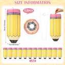 Retisee 12 Pcs Pencil Hanging Paper Lanterns Party Decorations, Kindergarten Preschool Classroom Decor Back to School Art Ceiling, First Day of School Birthday Supplies (15 Inch)