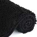 Bath Mats for Bathroom Soft Chenille Bathroom Rugs Anti-Slip, Inch DimGrey Shower Doormat,Ultra Water Absorbent Floor Mats, Size 35"x70