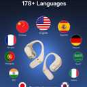 AI Translation Earbuds Real Time, 4-in-1 Open Ear Earbuds for Travel
