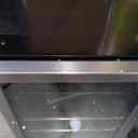Midea MERV115T3AST 115 Cans Beverage Refrigerator with Adjustable Temperature, Removable Glass Shelf, LED Light, Silver