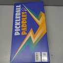 Pickleball Paddles Set of 2 with 4 Balls - USAPA Approved Fiberglass Surface, Lightweight, Non-Slip Grip - Premium Paddle Set for All Skill Levels Indoor & Outdoor (Black)