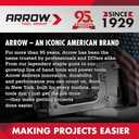 Arrow Electric Staple Gun Kit, Corded Stapler with 3750 Pieces T50 1/4", 3/8", 1/2" Staples, for Upholstery Professional and DIY Projects, T50ACD