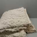 Amlie Home Boho Comforter Set Queen Size, 3 Piece Beige Boho Bedding Set, Rustic Farmhouse Luxury Gift for Women Home Decor, Soft Cozy Diamond Comforter for All Seasons