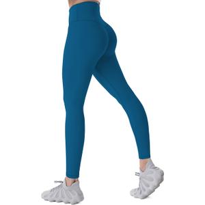 Sunzel Womens Workout Leggings with High Waist Tummy Control (Medium, Claasic Blue)